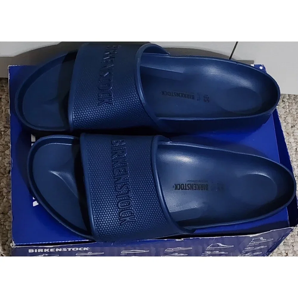 Birkenstock Barbados EVA 45  Men’s Size 12 Navy Slides Sandles Shoes